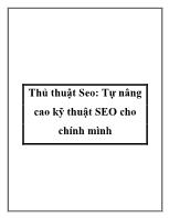 Thủ thuật Seo: Tự nâng cao kỹ thuật SEO cho chính mình