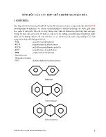 Tính độc của các hợp chất thơm halogen hóa