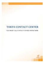 Tokyo contact center Giải pháp call/contact center thông minh