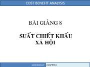 Bài giảng 8 Suất chiết khấu xã hội