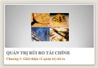 Chương 1: Giới thiệu về quản trị rủi ro