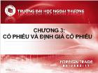 Chương 3: Cổ phiếu và định giá cổ phiếu