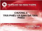 Chương 4: Trái phiếu và định giá trái phiếu