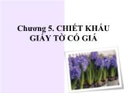 Chương 5. Chiết khấu giấy tờ có giá