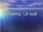 Chương: Lãi suất