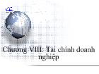 Chương VIII: Tài chính doanh nghiệp