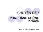 Chuyên đề 7 Phát hành chứng khoán