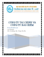 Công ty tài chính và công ty bảo hiểm