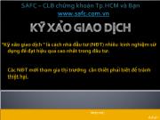 Đề tài Kỹ xảo giao dịch