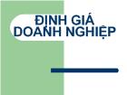 Định giá doanh nghiệp