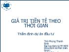 Giá trị tiền tệ theo thời gian