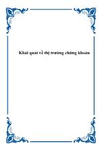 Khái quát về thị trường chứng khoán