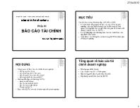 Phần IV: Báo cáo tài chính