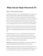 Phân tích kỹ thuật Metastock P2
