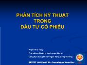 Phân tích kỹ thuật trong đầu tư cổ phiếu