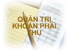 Quản trị khoản phải thu