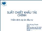 Suất chiết khấu tài chính