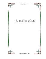 Tài chính công