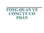 Tổng quan về công ty cổ phần