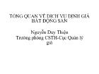 Tổng quan về dịch vụ định giá bất động sản