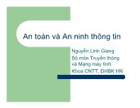 An toàn và An ninh thông tin