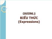 Bài giảng Biểu thức (expressions)