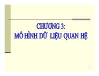 Bài giảng chương 03: Mô hình dữ liệu quan hệ