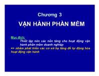 Bài giảng Chương 3 vận hành phần mềm