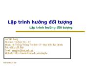 Bài giảng Chương 4 Kế thừa