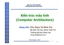 Bài giảng Kiến trúc máy tính (Computer Architecture)