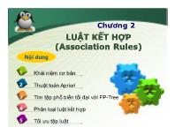 Bài giảng Luật kết hợp (association rules)