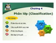 Bài giảng Phân lớp (Classification)