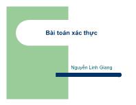 Bài toán xác thực