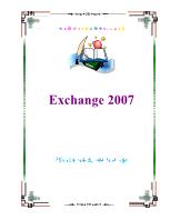 Install Exchange Server 2007