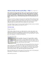 106 thủ thuật với Microsoft Office - Phần 1