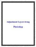 Adjustment Layers trong Photoshop
