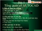 Bài 1 Tổng quan về AUTOCAD