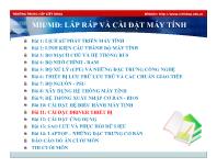 Bài 12: Cài đặt driver thiết bị