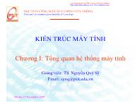 Bài giảng Kiến trúc máy tính - Nguyễn Quý Sỹ