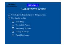 Bài giảng Microsoft Office