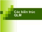 Các kiến trúc quản lý mạng