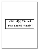 Các tool PHP Editors tốt nhất