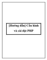Cấu hình và cài đặt PHP
