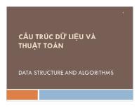 Cấu trúc dữ liệu và thuật toán Chương 0 + 1