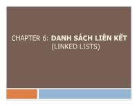 Chapter 6: Danh sách liên kết (linked lists)