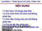 Chương 1. Tổng quan về cơ sở dữ liệu phân tán