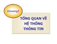 Chương 1 Tổng quan về hệ thống thông tin