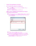 Chương 1:Thủ thuật Windows XP ( phần 8)