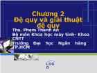 Chương 2 Đệ quy và giải thuật đệ quy