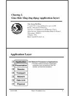 Chương 2. Giao thức tầng ứng dụng (application layer)